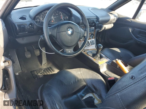 2002 BMW Z3 2.5 z VIN 4USCN334X2LK51845, wystawiony jako Copart lot #48044055 z przebiegiem 163 214 mil mil oraz Szkoda całkowita • Salvage title. Historia ofert i sprzedaży dostępna na DreamBid. Obrazek 8.