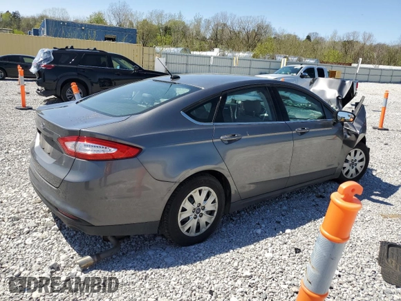 2014 Ford Fusion S with VIN 1FA6P0G78E5385560, listed as a Copart auction lot 54905665 with 0 mi miles and Salvage Title. Bid and sale history available at carsss.com. Image 3.