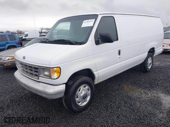 1996 Ford Econoline Cargo with VIN 1FTJS34H4THA69893, listed as a IAAI auction lot 41703257 with 206,503 mi miles and . Bid and sale history available at DreamBid. Image 17.