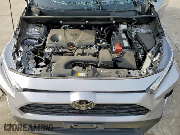 2024 Toyota RAV4 XLE Premium with VIN 2T3C1RFV6RC278672, listed as a Copart auction lot 54777375 with 23,857 mi miles and Salvage title. Bid and sale history available at DreamBid. Image 12.
