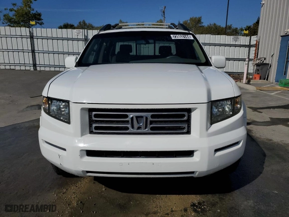 2007 Honda Ridgeline RTL w/Leather with VIN 2HJYK16507H544747, listed as a Copart auction lot 72653144 with 168,582 mi miles and Clean Title. Bid and sale history available at carsss.com. Image 5.