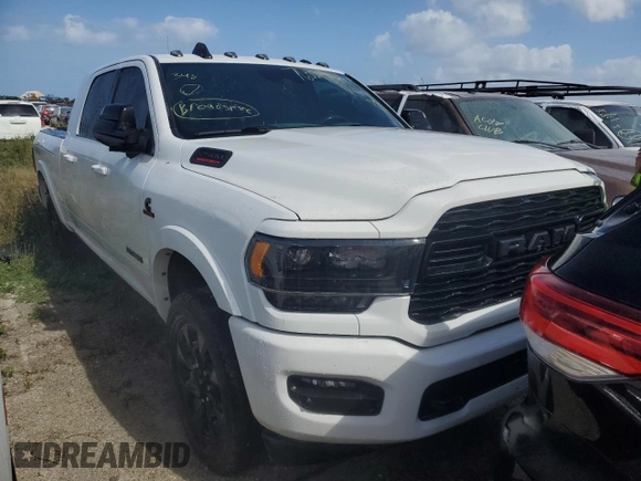 2022 Ram 2500 Limited with VIN 3C6UR5TL3NG162080, listed as a Copart auction lot 76004814 with 42,137 mi miles and Salvage title. Bid and sale history available at DreamBid. Image 4.
