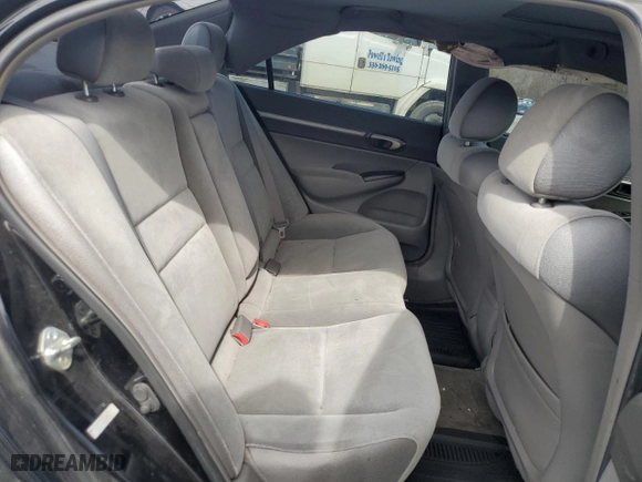 2008 Honda Civic Sdn EX with VIN 2HGFA15838H350792, listed as a Copart auction lot 47448355 with 225,069 mi miles and Salvage Title. Bid and sale history available at carsss.com. Image 10.