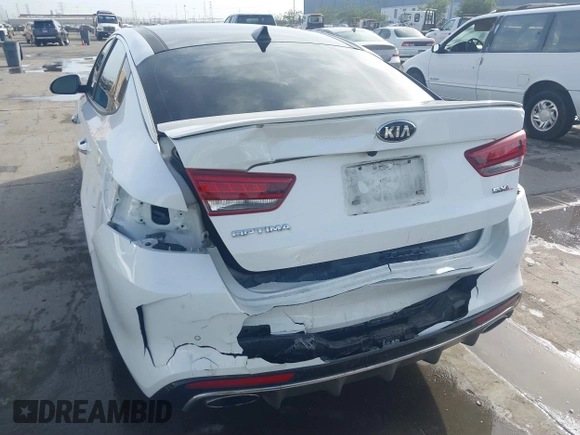 2016 Kia Optima SXL Turbo with VIN 5XXGV4L20GG074869, listed as a IAAI auction lot 41212808 with 82,884 mi miles. Bid and sale history available at carsss.com. Image 6.