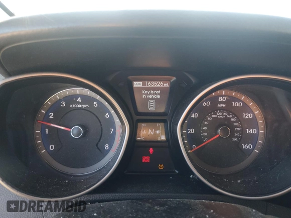 2014 Hyundai Elantra with VIN KMHD35LH1EU226115, listed as a Copart auction lot 81619074 with 163,526 mi miles and Clean Title. Bid and sale history available at DreamBid. Image 9.