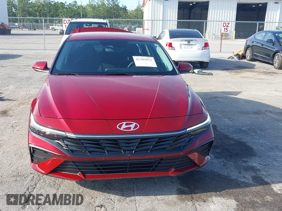 2024 Hyundai Elantra SEL with VIN KMHLM4DG3RU771313, listed as a IAAI auction lot 42389812 with 11,748 mi miles and . Bid and sale history available at DreamBid. Image 13.