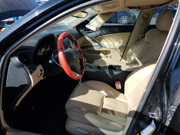 2008 Lexus IS 250 with VIN JTHBK262185054721, listed as a Copart auction lot 48535495 with 204,970 mi miles and Salvage Title. Bid and sale history available at carsss.com. Image 7.