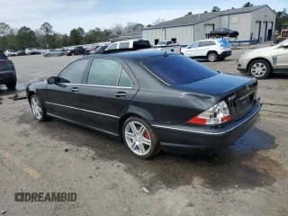 2001 Mercedes-Benz S-Class with VIN WDBNG75J11A215876, listed as a Copart auction lot 45164495 with 198,752 mi miles and Salvage Title. Bid and sale history available at carsss.com. Image 2.