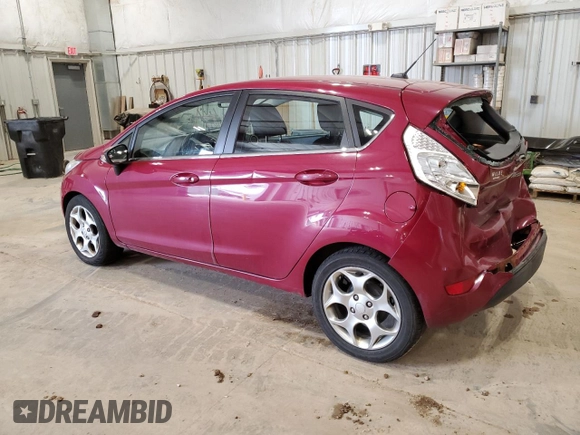 2011 Ford Fiesta SES with VIN 3FADP4FJ7BM176005, listed as a Copart auction lot 50411095 with 124,007 mi miles and Non Repairable. Bid and sale history available at carsss.com. Image 2.