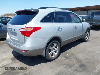 2011 Hyundai Veracruz GLS with VIN KM8NU4CC6BU165873, listed as a IAAI auction lot 42575695 with 177,934 mi miles and . Bid and sale history available at DreamBid. Image 4.
