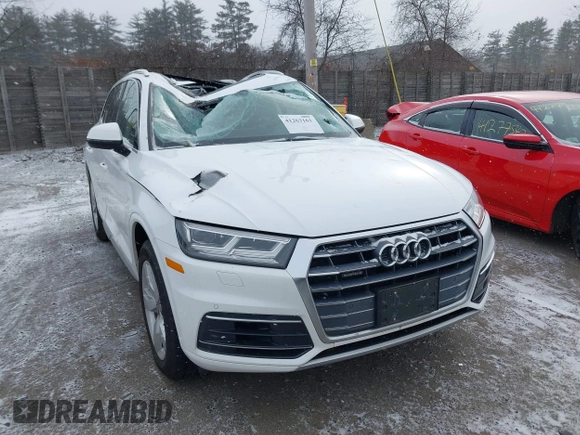 2018 Audi Q5 Premium Plus z VIN WA1BNAFY4J2221775, wystawiony jako IAAI lot #41263161 z przebiegiem 80 892 mil mil oraz . Historia ofert i sprzedaży dostępna na DreamBid. Obrazek 12.