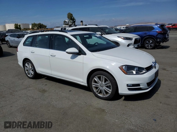 2015 Volkswagen Golf SportWagen TDI SE with VIN 3VWCA7AU5FM520105, listed as a Copart auction lot 71057704 with 96,457 mi miles and Salvage Title. Bid and sale history available at carsss.com. Image 4.