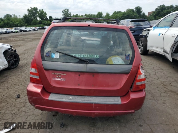 2003 Subaru Forester XS with VIN JF1SG65603H766892, listed as a Copart auction lot 63078914 with 0 mi miles and Salvage Title. Bid and sale history available at carsss.com. Image 6.