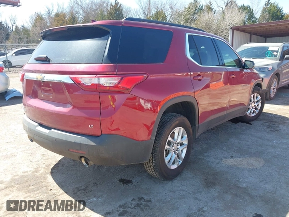 2020 Chevrolet Traverse LT Cloth with VIN 1GNERGKW2LJ210773, listed as a IAAI auction lot 41764987 with 54,673 mi miles. Bid and sale history available at carsss.com. Image 4.