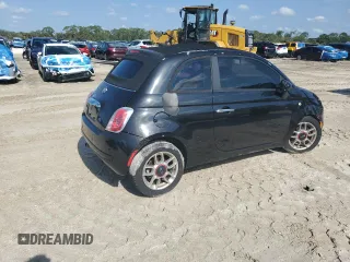 2012 FIAT 500 Pop with VIN 3C3CFFDR0CT340400, listed as a Copart auction lot 48891225 with 59,038 mi miles and Salvage title. Bid and sale history available at DreamBid. Image 3.