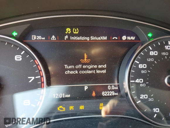 2016 Audi A7 3.0 Premium Plus with VIN WAUWGAFC6GN014069, listed as a Copart auction lot 50566324 with 62,229 mi miles. Bid and sale history available at carsss.com. Image 9.