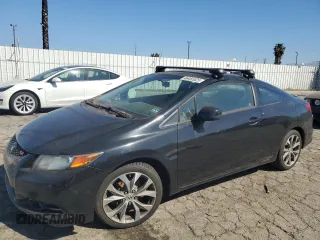 2012 Honda Civic Cpe Si with VIN 2HGFG4A50CH701873, listed as a Copart auction lot 46465525 with 0 mi miles and Salvage Title. Bid and sale history available at carsss.com. Image 1.