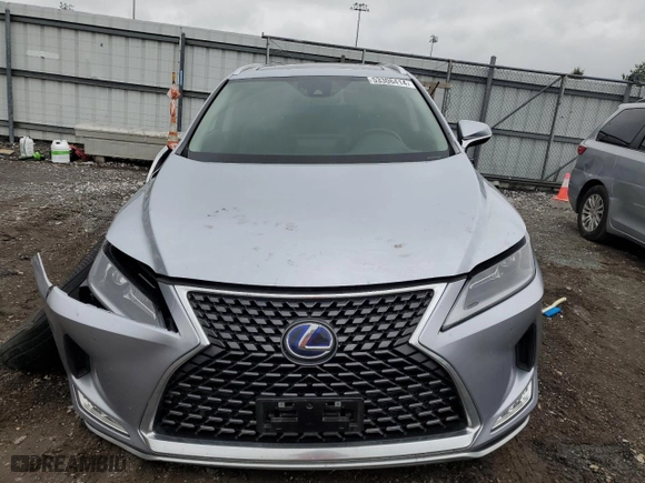 2022 Lexus RX with VIN JTJHGKFA1N2026092, listed as a Copart auction lot 53306414 with 33,979 mi miles and Salvage Title. Bid and sale history available at carsss.com. Image 5.