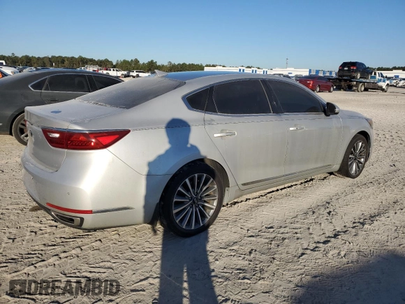 2017 Kia Cadenza Premium with VIN KNALC4J16H5057320, listed as a Copart auction lot 83625594 with 115,535 mi miles and Clean Title. Bid and sale history available at carsss.com. Image 3.