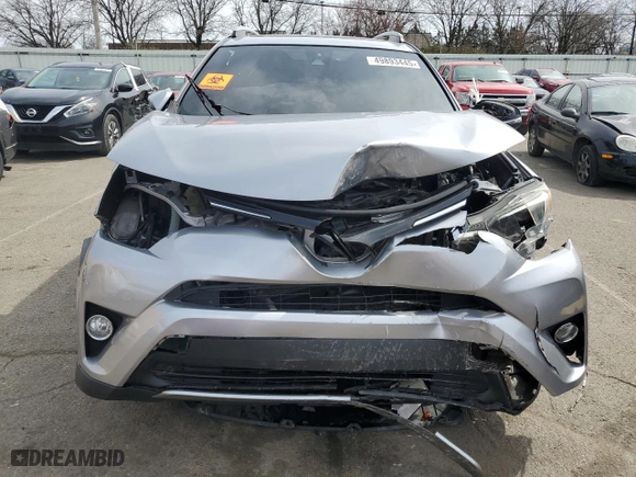 2018 Toyota RAV4 XLE with VIN JTMRFREV3JD251166, listed as a Copart auction lot 49893445 with 114,087 mi miles and Salvage Title. Bid and sale history available at carsss.com. Image 5.