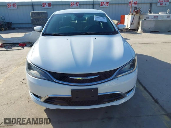 2015 Chrysler 200 C with VIN 1C3CCCCB0FN525031, listed as a IAAI auction lot 41998163 with 85,197 mi miles and . Bid and sale history available at DreamBid. Image 13.
