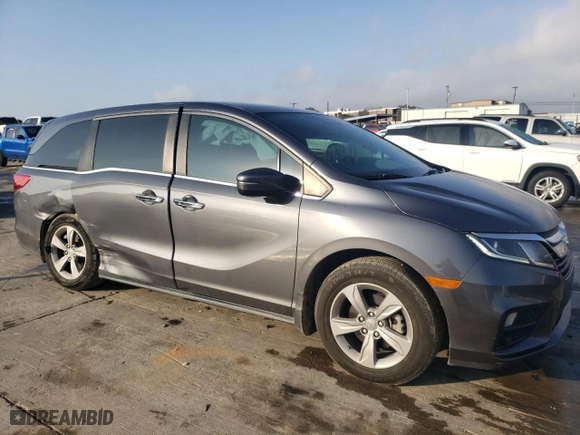 2019 Honda Odyssey EX-L with VIN 5FNRL6H72KB108210, listed as a Copart auction lot 44142215 with 85,466 mi miles and Salvage Title. Bid and sale history available at carsss.com. Image 4.