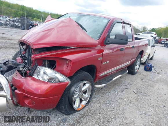 2008 Dodge 1500 SLT with VIN 1D7HU18208S534284, listed as a IAAI auction lot 42010789 with 184,530 mi miles. Bid and sale history available at carsss.com. Image 17.