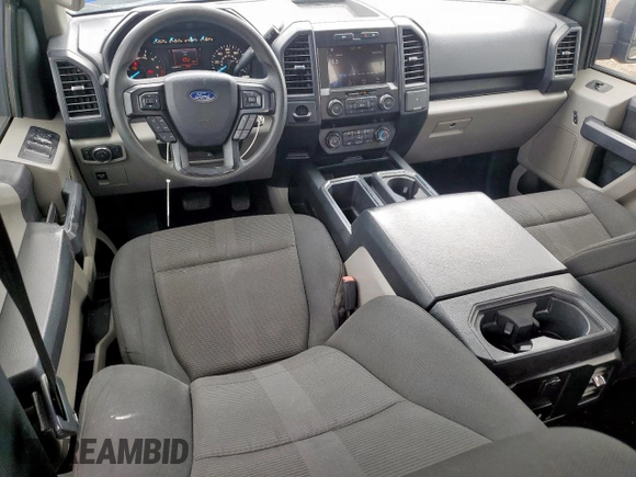 2019 Ford F-150 XL with VIN 1FTEW1C54KKF26298, listed as a Copart auction lot 62091785 with 108,889 mi miles and Salvage title. Bid and sale history available at DreamBid. Image 8.
