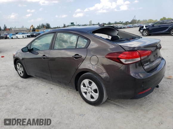 2017 Kia Forte LX with VIN 3KPFK4A78HE157754, listed as a Copart auction lot 55534744 with 96,113 mi miles and Salvage Title. Bid and sale history available at carsss.com. Image 2.