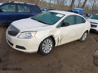 2015 Buick Verano with VIN 1G4PP5SK0F4155845, listed as a IAAI auction lot 41455966 with 145,739 mi miles. Bid and sale history available at carsss.com. Image 2.