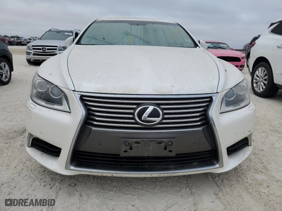 2016 Lexus LS 460 with VIN JTHCL5EF6G5026953, listed as a Copart auction lot 74252394 with 0 mi miles and Salvage Title. Bid and sale history available at carsss.com. Image 5.