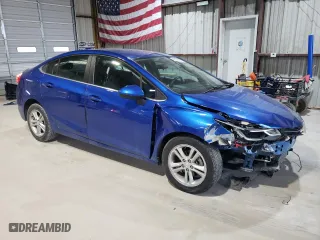 2018 Chevrolet Cruze LT with VIN 1G1BE5SM4J7235557, listed as a Copart auction lot 46709555 with 80,127 mi miles and Salvage Title. Bid and sale history available at carsss.com. Image 4.