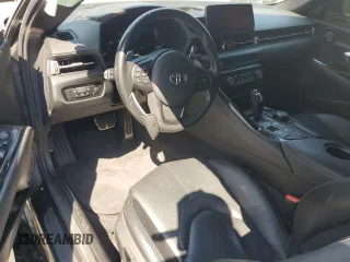 2021 Toyota GR Supra 3.0 with VIN WZ1DB0C01MW042477, listed as a Copart auction lot 70084924 with 59,925 mi miles and Salvage Title. Bid and sale history available at carsss.com. Image 8.