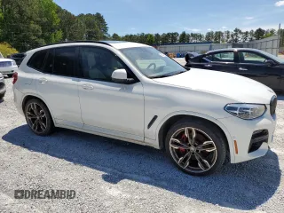2021 BMW X3 M40i with VIN 5UXTY9C08M9H43918, listed as a Copart auction lot 55637725 with 108,703 mi miles and Clean Title. Bid and sale history available at DreamBid. Image 4.