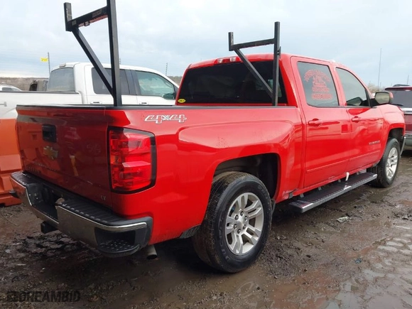 2016 Chevrolet Silverado 1500 LT with VIN 3GCUKREC6GG286204, listed as a IAAI auction lot 41353727 with 304,501 mi miles. Bid and sale history available at carsss.com. Image 4.