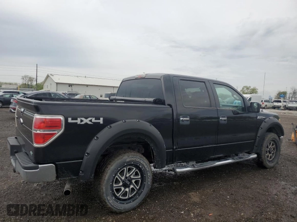 2010 Ford F-150 XL with VIN 1FTFW1EV1AKB33018, listed as a Copart auction lot 54377785 with 160,695 mi miles and Salvage title. Bid and sale history available at DreamBid. Image 3.