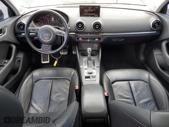 2015 Audi A3 Premium Plus with VIN WAUCCGFFXF1004887, listed as a Copart auction lot 56166895 with 140,022 mi miles and Salvage title. Bid and sale history available at DreamBid. Image 8.