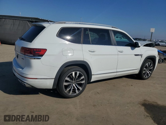 2021 Volkswagen Atlas SEL R-Line z VIN 1V2SR2CA5MC562476, wystawiony jako Copart lot #41862995 z przebiegiem 54 903 mil mil oraz Szkoda całkowita • Salvage title. Historia ofert i sprzedaży dostępna na DreamBid. Obrazek 3.