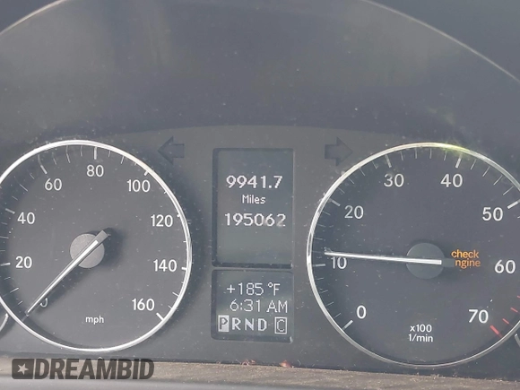 2006 Mercedes-Benz C 230 Sport z VIN WDBRF52H66E021404, wystawiony jako IAAI lot #42274619 z przebiegiem 195 062 mil mil oraz . Historia ofert i sprzedaży dostępna na DreamBid. Obrazek 7.