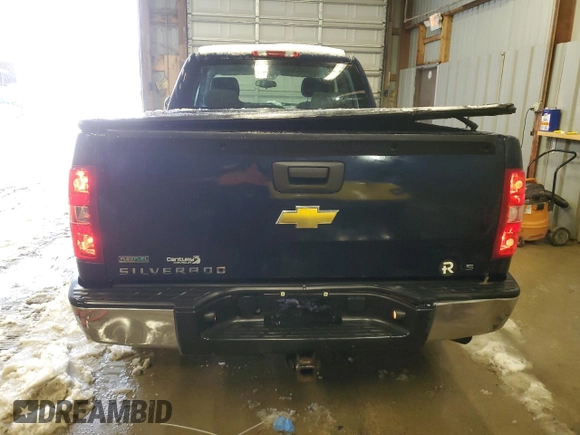 2011 Chevrolet Silverado 1500 Work Truck with VIN 1GCRKPEA7BZ302797, listed as a Copart auction lot 87170044 with 132,219 mi miles and Salvage Title. Bid and sale history available at DreamBid. Image 6.
