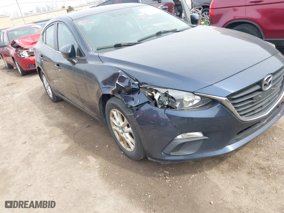 2016 Mazda Mazda3 i Sport with VIN 3MZBM1U76GM242063, listed as a IAAI auction lot 41816775 with 121,039 mi miles. Bid and sale history available at carsss.com. Image 6.