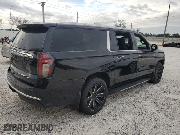 2021 Chevrolet Suburban LS with VIN 1GNSCBKDXMR396412, listed as a Copart auction lot 81518794 with Not Provided miles and Non Repairable. Bid and sale history available at DreamBid. Image 3.