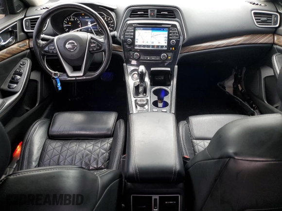 2016 Nissan Maxima SL with VIN 1N4AA6AP3GC436677, listed as a Copart auction lot 49880185 with 128,748 mi miles and Salvage Title. Bid and sale history available at DreamBid. Image 8.