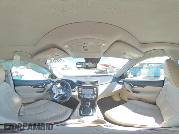 2017 Nissan Rogue SL z VIN 5N1AT2MT9HC848475, wystawiony jako Copart lot #57272765 z przebiegiem 81 296 mil mil oraz Szkoda całkowita • Salvage title. Historia ofert i sprzedaży dostępna na DreamBid. Obrazek 16.