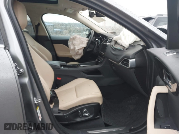 2020 Jaguar F-Pace 25t Premium with VIN SADCJ2FX9LA643542, listed as a IAAI auction lot 41728704 with 52,003 mi miles and . Bid and sale history available at DreamBid. Image 5.
