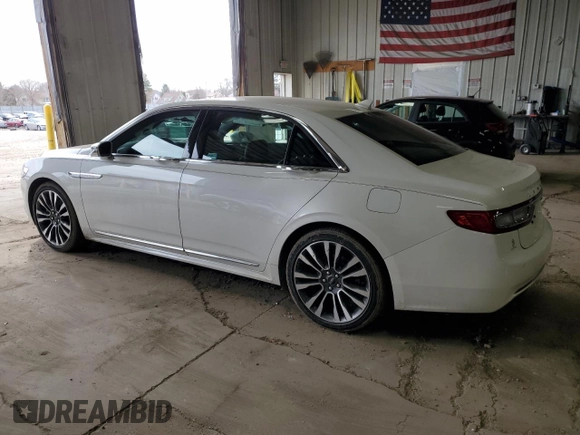 2020 Lincoln Continental Standard with VIN 1LN6L9VK1L5601923, listed as a Copart auction lot 49656935 with 8,271 mi miles and Salvage Title. Bid and sale history available at carsss.com. Image 2.
