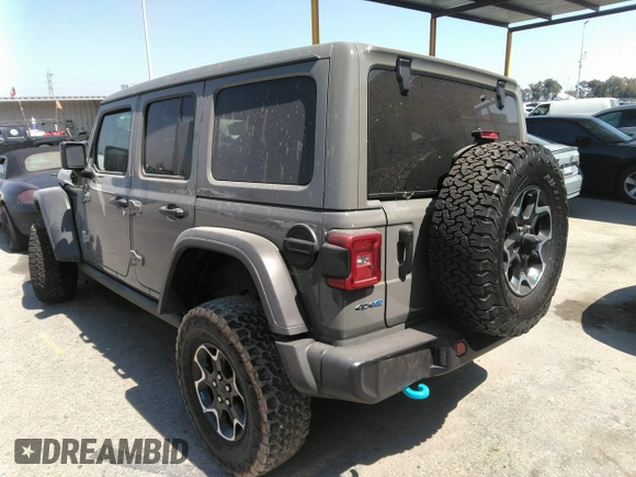 2022 Jeep Wrangler Unlimited Rubicon with VIN 1C4JJXR60NW182756, listed as a IAAI auction lot 36927414 with Not provided miles and . Bid and sale history available at DreamBid. Image 3.
