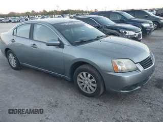 2009 Mitsubishi Galant ES with VIN 4A3AB36F89E028640, listed as a IAAI auction lot 41637431 with 151,153 mi miles. Bid and sale history available at carsss.com. Image 1.