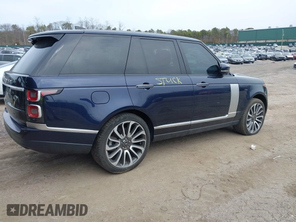 2018 Land Rover Range Rover Autobiography with VIN SALGV2RE6JA500565, listed as a IAAI auction lot 41881409 with 32,559 mi miles and . Bid and sale history available at DreamBid. Image 4.