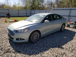 2013 Ford Fusion Titanium Hybrid with VIN 3FA6P0RU4DR354238, listed as a Copart auction lot 55414345 with 206,421 mi miles and Clean Title. Bid and sale history available at carsss.com. Image 1.